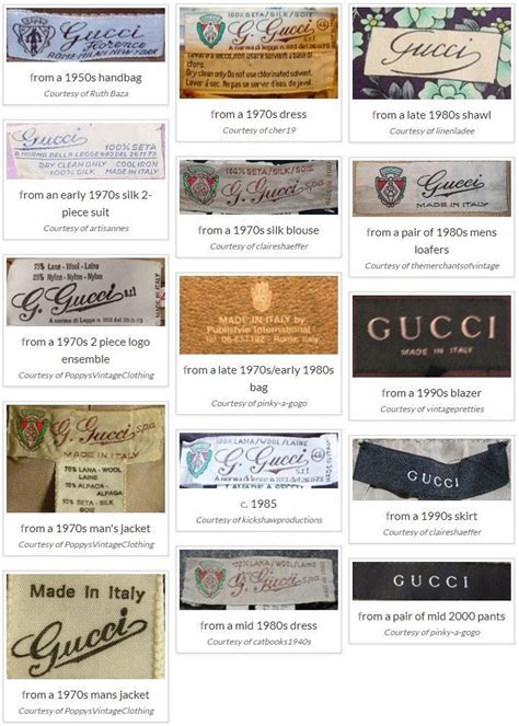 gucci tag|vintage Gucci tags.